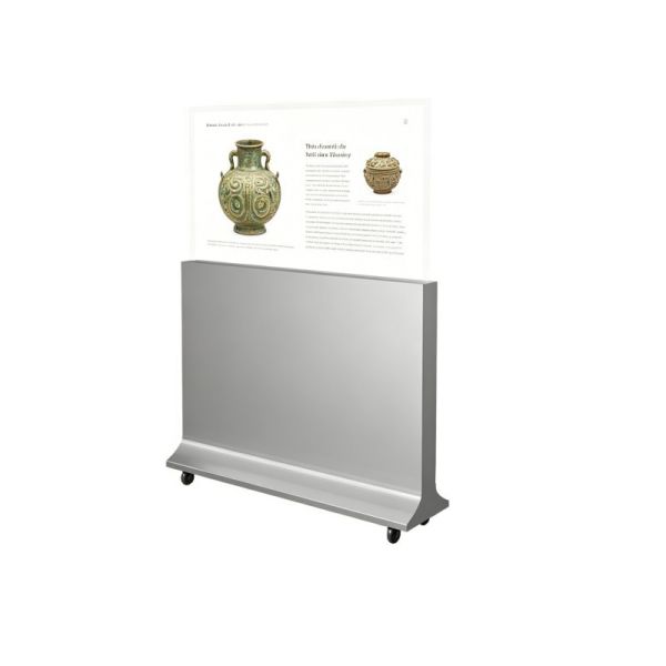 55 Inch Portable Lifting Transparent OLED Display for Product Launch Events and Brand Reveals
