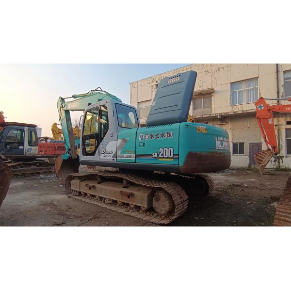 Customized 20Ton Used Kobelco 200-6 injection  Hydraulic Excavator MITSUBISHI Engine 0.8m Bucket Capacity