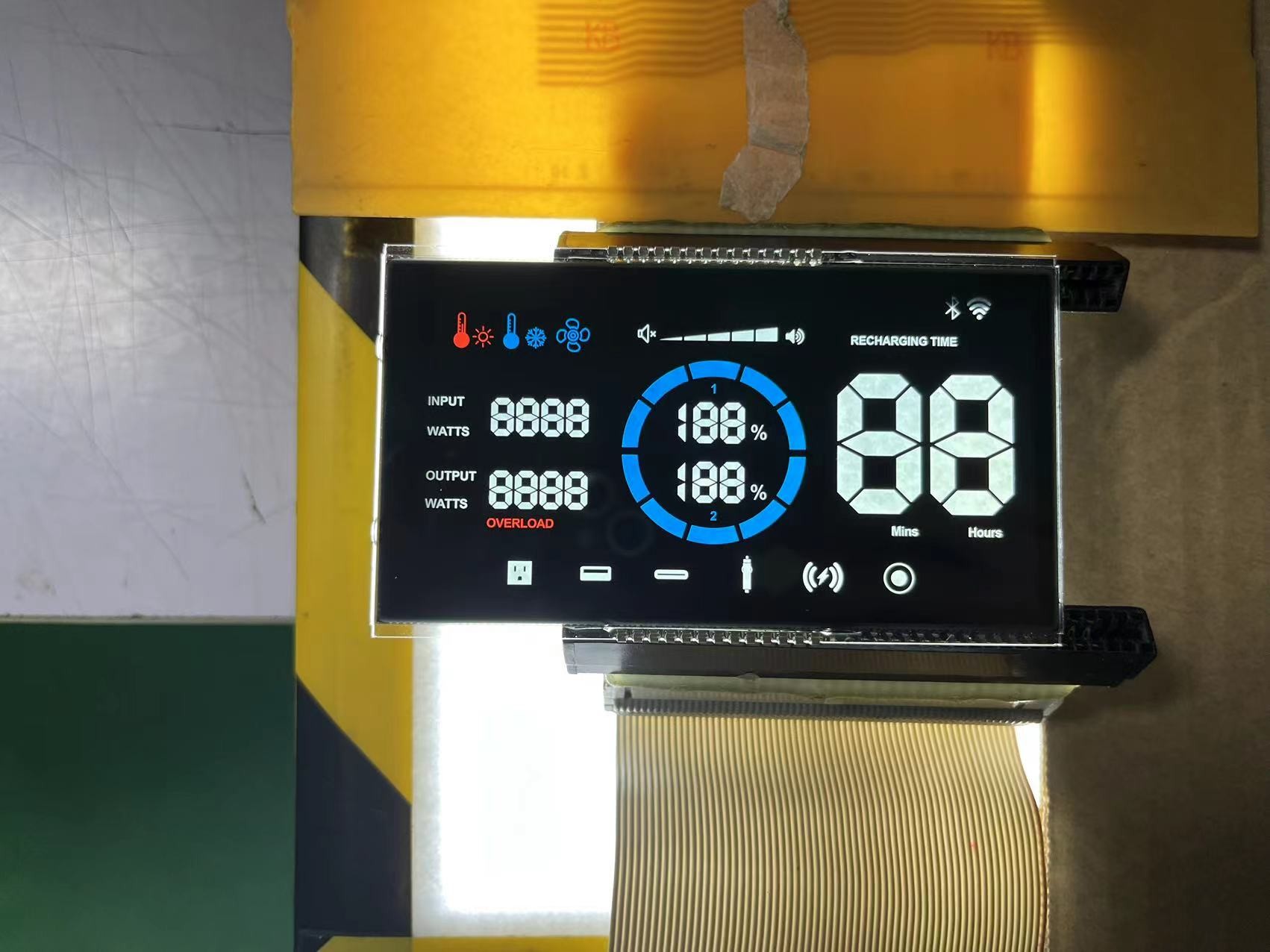 Трансмиссивный отрицательный VA LCD дисплей Дисплей Цифрная графическая LCD стеклянная панель