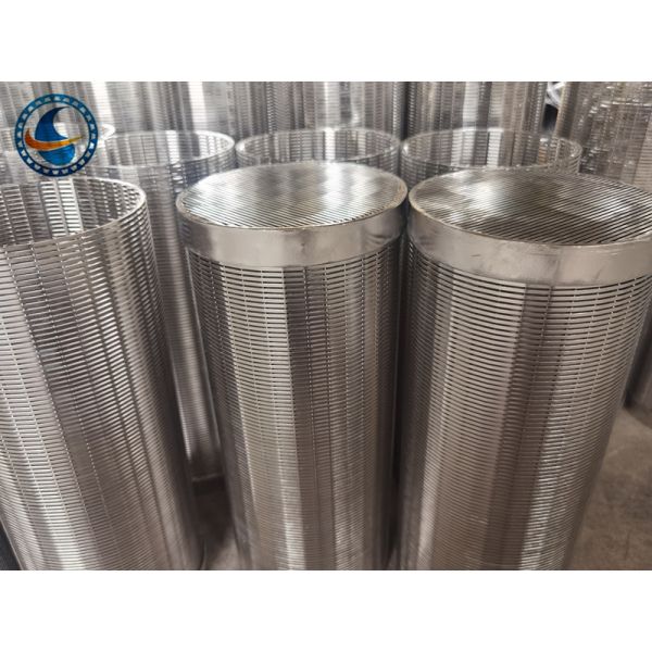 316l Stainless Steel Vee Wire Hydrogenation Wedge Wire Filter Screen