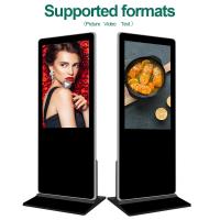 VETO Android Pantalla de pie 4K Interactiva pantalla táctil Digital señalización y pantallas