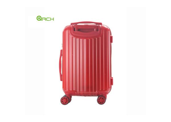 Retractable Handle Abs Material Luggage With Spinner Wheels