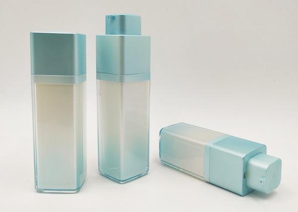 1oz Blue Color Matter Surface Airless Cosmetic Bottles Skin Care Packaging