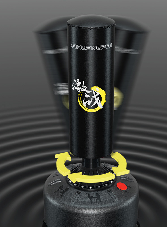 Gym Fitness Equipment Standing Punching Bag with Optional Selectable Frame Color