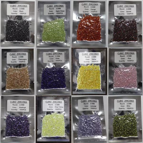 AAAAA 5A Clear White Star Cut Grade Heat Resistant Loose Cubic Zirconia Gemstones