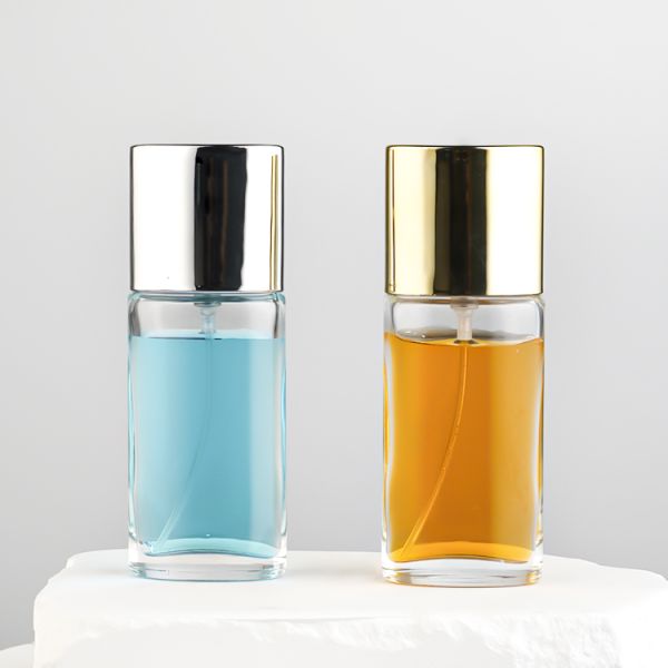 100ml Round Clear Glass Perfume Bottle with Magnetic Cap