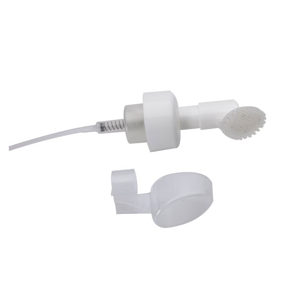 42MM Foam Soap Dispenser Pump Plastic Bumb With Silicone Brush