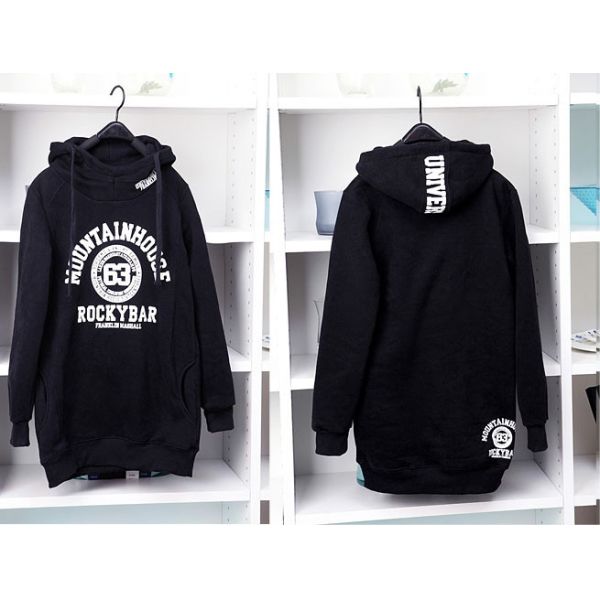 Девушки/фуфайки дам с капюшоном, хлопок черных/желтого цвета/белых