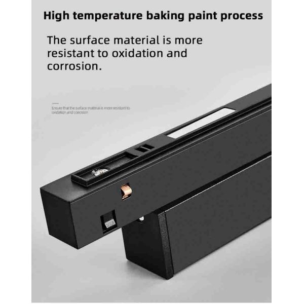 Black 6w 12w 18w Magnetic Track Spotlight Commercial Smart No Master Light