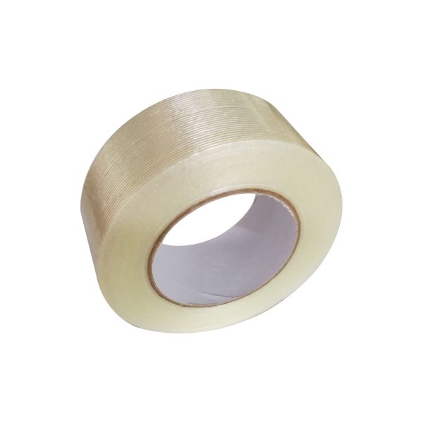 High - Strength Bundling Strapping Fiberglass Mesh Tape / Filament Adhesive Tape