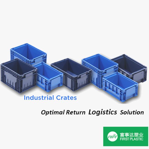 600x400x147 мм тяжелая HDPE пластиковая PP коробка для продвижения автозапчастей