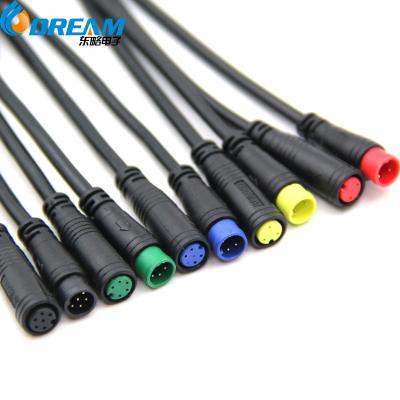 MINI Scooters Elétricos Bike 2 3 4 5 6 Pin M6 M7 M8 IP65 Conectores à prova d'água de fio