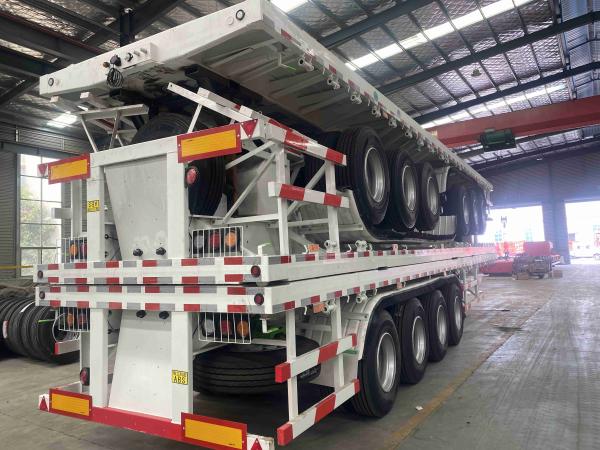 CIMC 50Ton 3-axle 50Ton Flatbed Semitrailer Truck Trailer for Container Cargo Transport