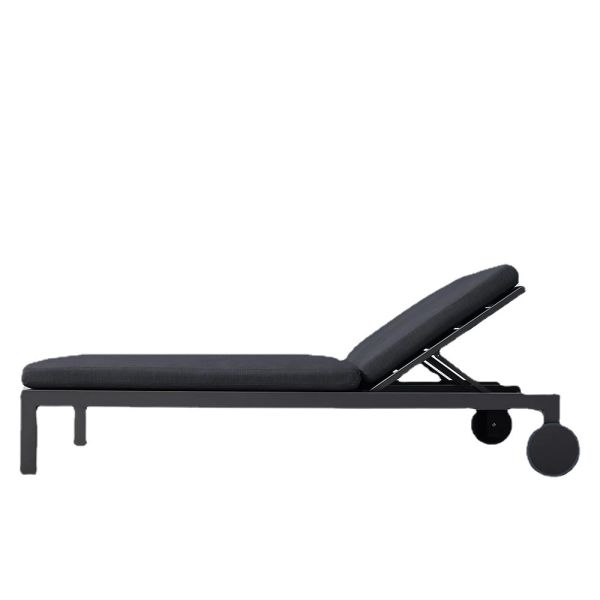 Modern Design Aluminum Frame Patio Poolside Leisure Lounge for Beach Chaise Lounger