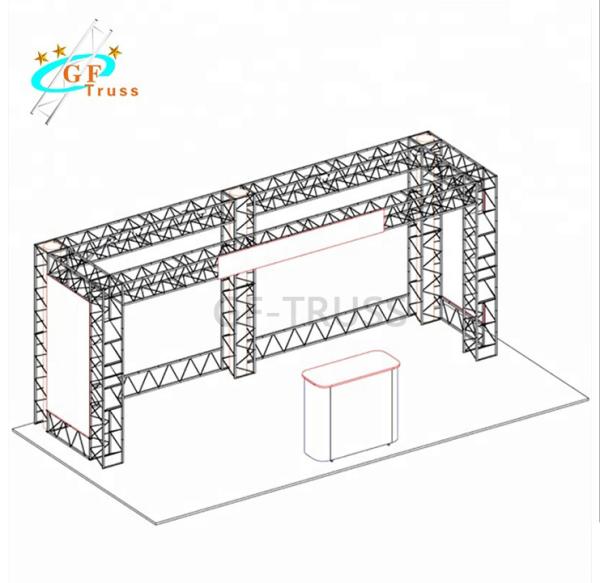 Lightweight Outdoor Concert Stage Aluminum Truss For Trade Show