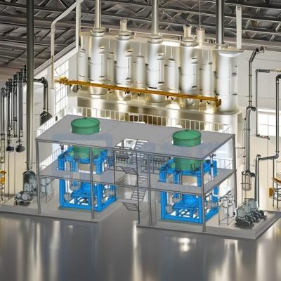 Machine de traitement thermique par infiltration de l'argon-azote dans l'atmosphère pour matériaux céramiques et composites