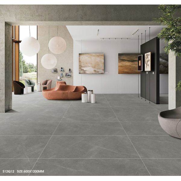 AAA Grade Indoor Porcelain Tile 60x120cm Soft Glazed Durable Flooring