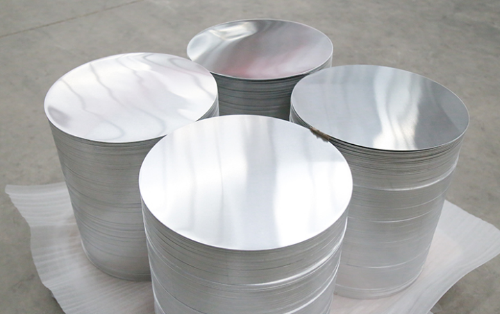 Custom Polished Mirror Aluminum Wafer Dia 50MM-500MM Round Aluminum Plates