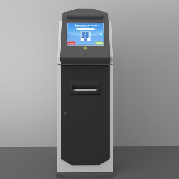 Leitor de cartão Kiosk For Indoor de IC da exposição do serviço do auto do quiosque de um pagamento de 21 polegadas