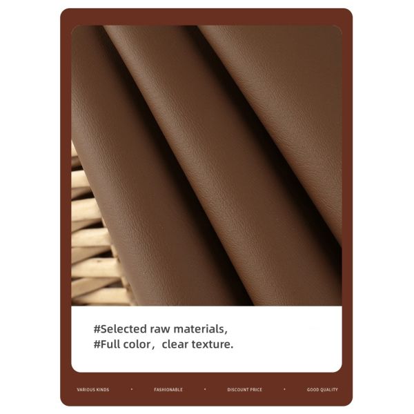 Waterproof PVC Leather For Furniture Upholstery NAPA  French Terry Base