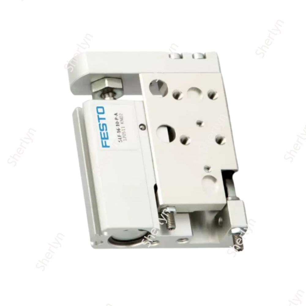 Heavy Thrust Compact Linear Sliding Component FESTO SLF-16-20-P-A 170512 16×20mm Flat Aluminum Pneumatic Drive For Battery Cell Positioning Automation
