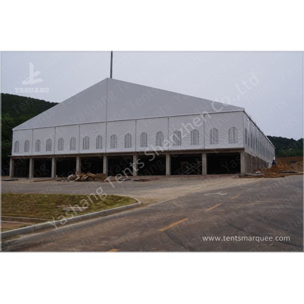 High Performance 1500 Seater Luxury Wedding Marquee Hire , Custom Marquee Decoration