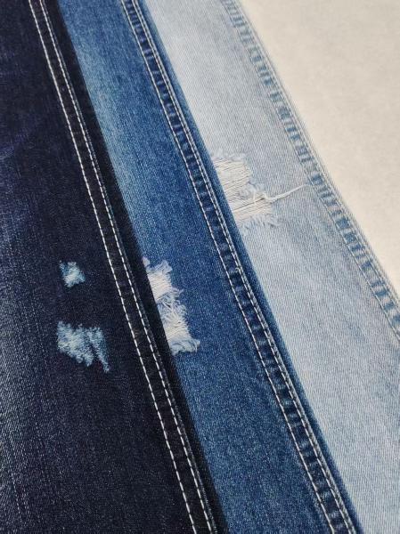 Super-soft non-stretch polyester TWILL style 90%cotton Denim Fabric  JSD3239 for women jeans child clothing