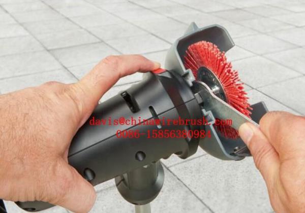 75mm Nylon Hand cleaning Brush, Weed Removers Brush For Garden Machine