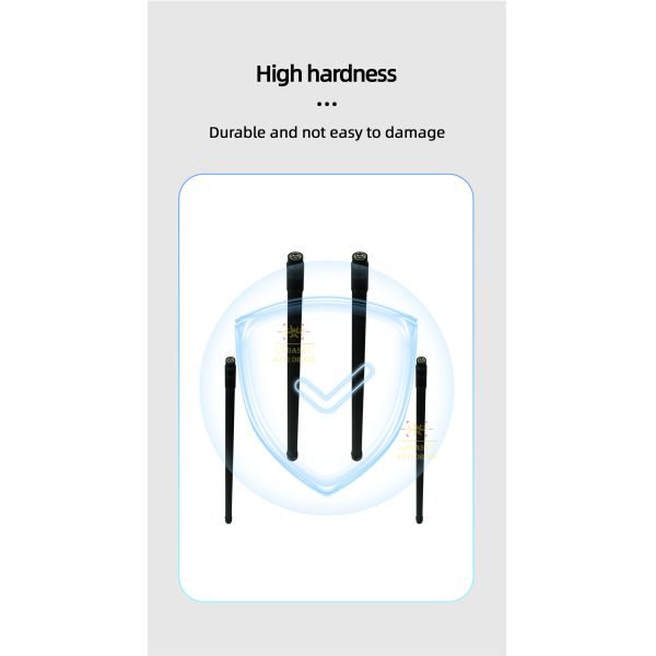 Antenna anti-drones de fibra de vidrio a prueba de agua para exteriores Conector de entrada N/F 35 mm de diámetro