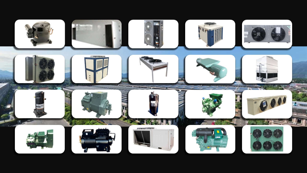 Galvanized Steel Casing Material Evaporation Air Cooler for Low Temperature Storage Applications