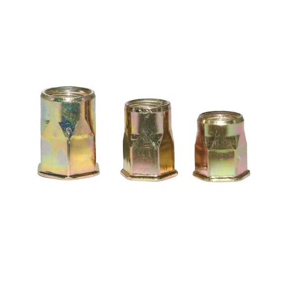 Stainless Steel Reduced Head Half Hex Rivet Nut M4 M5 M6 M8 M10 For Railway
