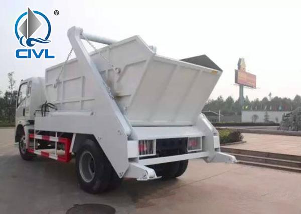 6 Tires Swing Arm Garbage Collection Truck SINOTRUK HOWO 6-10CBM 4X2 ZZ1127G4215C1