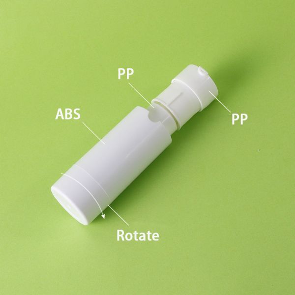 Silk Screen Printing PCR Green Airless Pump Bottle designed for secure cosmetic packaging and personal care product dispensing