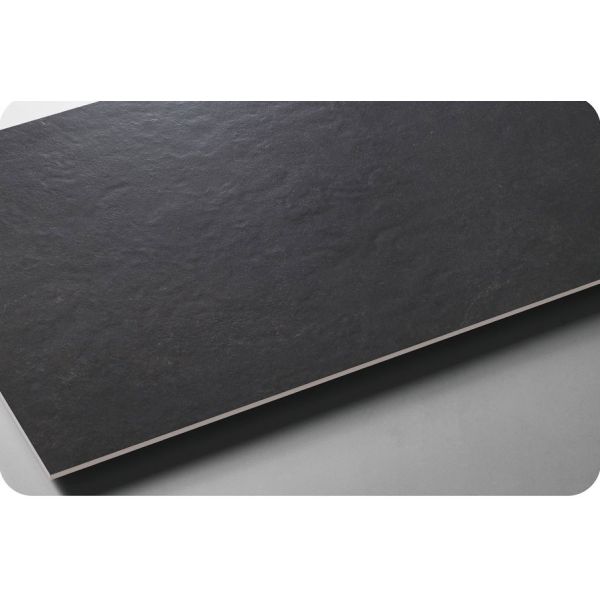 No resbaladizo gris oscuro suave acristalado piso interior 600x1200mm Vintage azulejos de porcelana para cocina