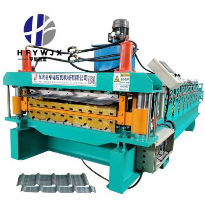 High Precision Double Layer Roll Forming Machine 0-35M/min Speed 7.5KW