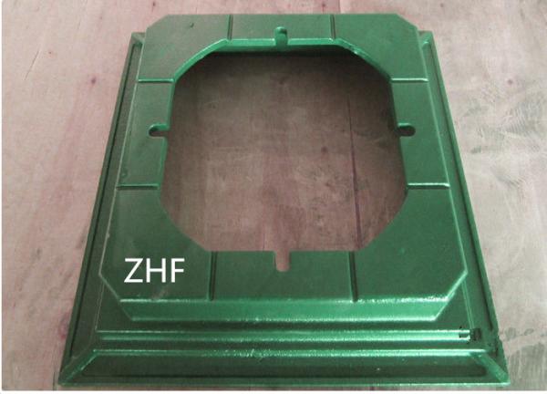 Square Frame Cast Iron Drainage Products Din 10 Inch Long Working Life