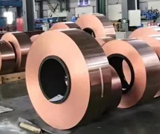 Pure Red Flat Copper Strip With 0.1mm Thickness For Electronic Industrial Decorative
