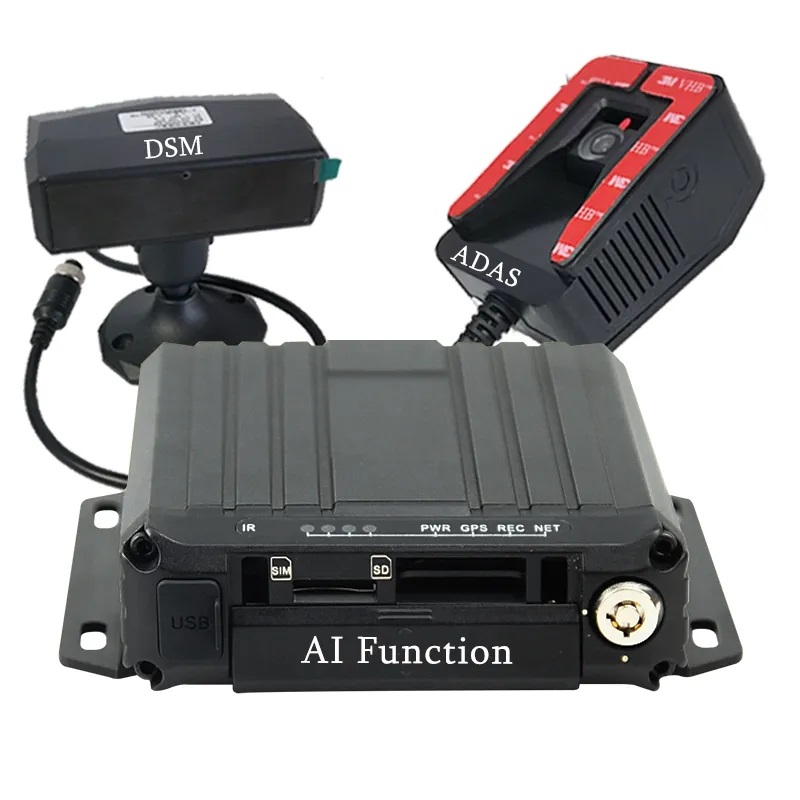 4ch SD 4G GPS WiFi H.265 1080P ADAS DSM BSD AI MDVR
