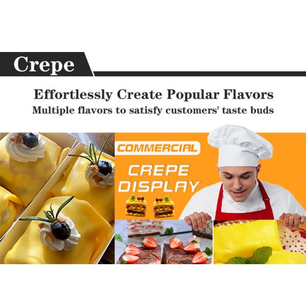 Ресторан 3000 Вт Электрический Крепе-Мастер 16 дюймовый Большой Крепе-Машина с плоской тарелкой гриль