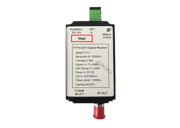 Ftth Catv Optical Receiver With AGC Wdm , Indoor Ftth Optical Node