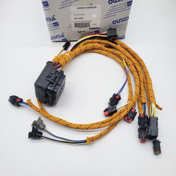 381-2499 3812499 Excavator Wiring Harness For  320D 324D 326D E324D E326D C7 Engine