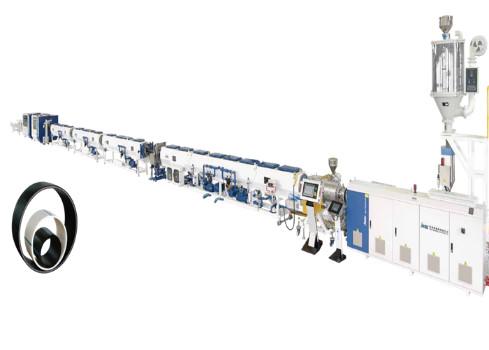 JWELL HDPE Water Supply Gas Pipe Tube Extrusion Machine