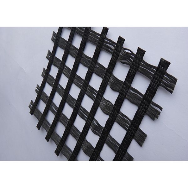 Геогрид усиливая полиэстер Геогрид ткани высокопрочный связанное искривлением