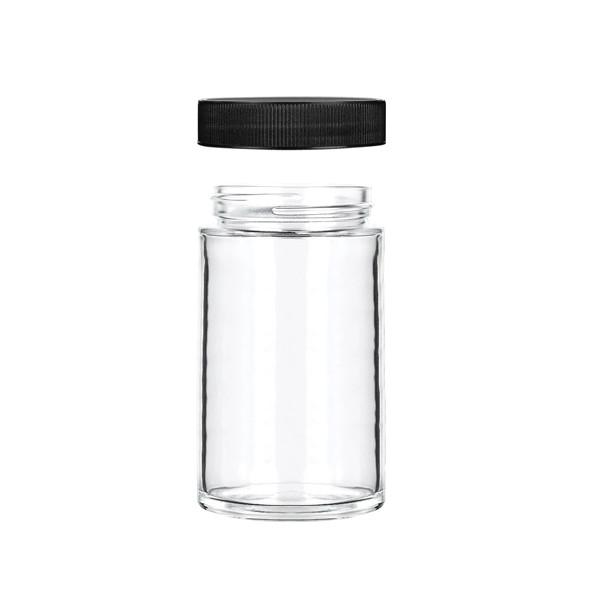 Customized Glass Child Resistant Jars Child Proof Storage Glass Container 20oz 300ML