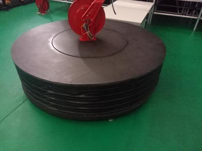 Heavy Duty Rotating And Lifting Stage System With Black Steel Construction