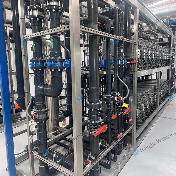 Système industriel de purification d'eau ultrapure de haute capacité 120 m3/h pour le domaine de l'optoélectronique