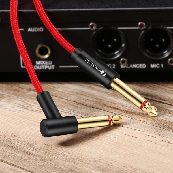 6.5mm Jack 5m 10m 15m  Guitar Mixer Amplifier Bass Cable