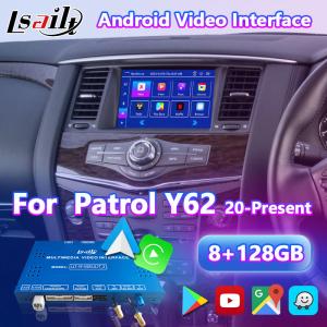 2020年以降の日産パトロールY62オーストラリア仕様用Lsailt Androidマルチメディアビデオインターフェース