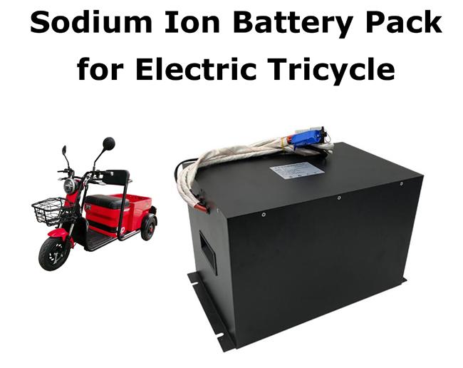 60V 62V 30AH EV Натриевая батарея объем продукции для электрического трехколеса SIB Pack