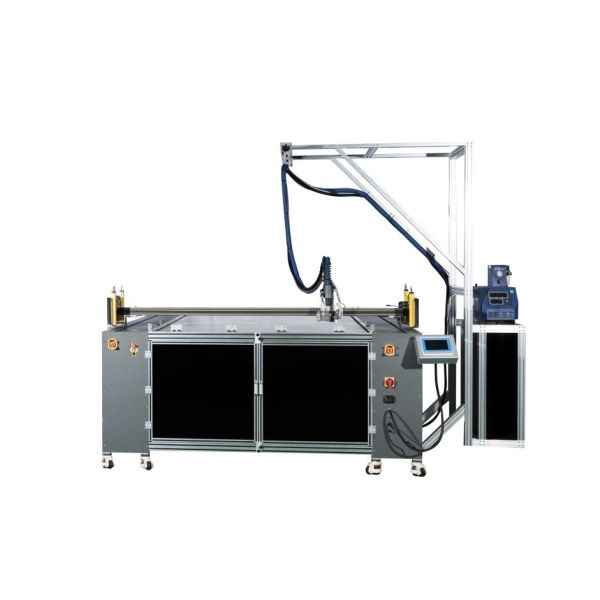 Hot Melt Adhesives And Cold PVA Glues Applcation XY Glue Plotter with Pressure 0.6-0.8Pa and Max.1.5 M / Sec. Speed
